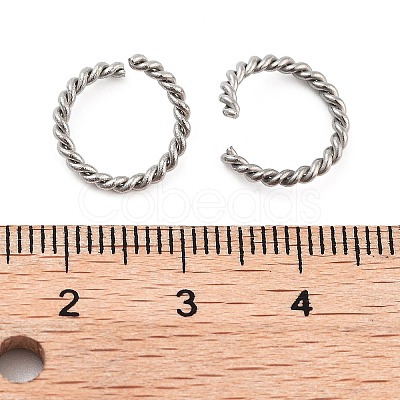 Tarnish Resistant 304 Stainless Steel Jump Rings STAS-F191-11P-C-1