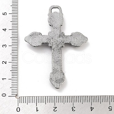 Cross Alloy Rhinestone Pendants FIND-U006-15AS-05-1