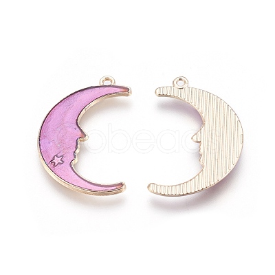 Alloy Enamel Pendants X-ENAM-O027-03C-1