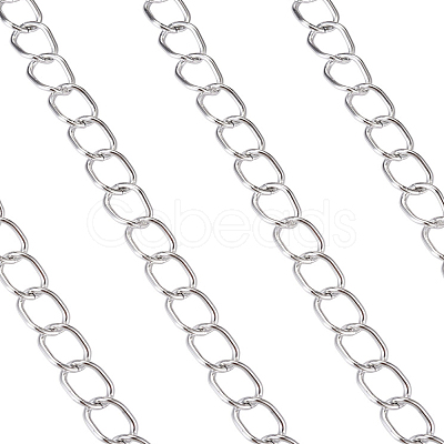 Decorative Chain Aluminium Twisted Chains Curb Chains CHA-TA0001-07S-1