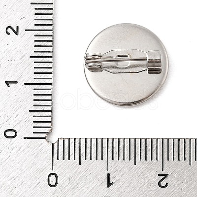 Brooch Cabochon Settings STAS-K254-05A-P-1