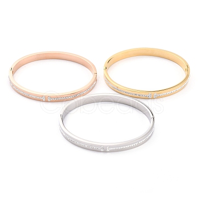 304 Stainless Steel Bangles BJEW-O184-19-1