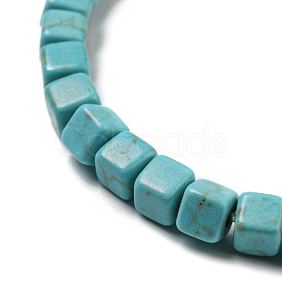 Dyed Synthetic Turquoise Beads Strands G-G075-B02-03-1