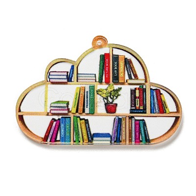 School Theme Acrylic Pendants OACR-A026-06D-1