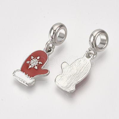 Alloy European Dangle Charms MPDL-S066-090-1