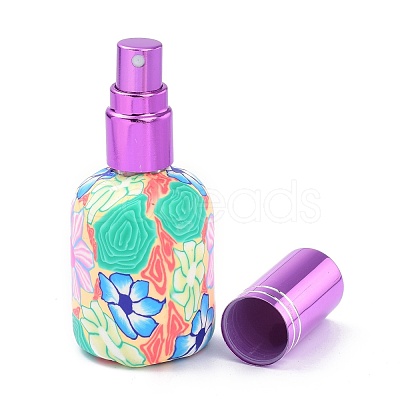 Refillable Polymer Clay Perfume Bottles MRMJ-K012-01-1