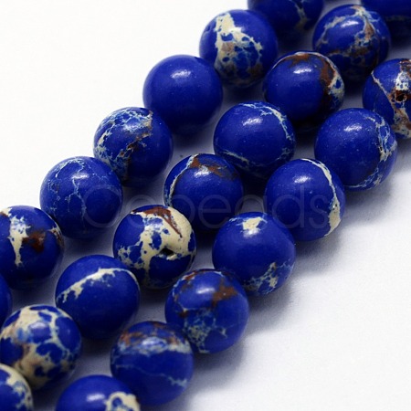 Synthetic Imperial Jasper Beads Strands X-G-I199-35-6mm-H-1