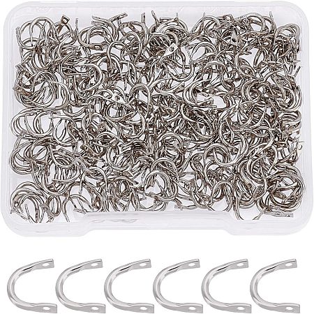 SUPERFINDINGS 300Pcs Brass Links KK-FH0002-77P-1