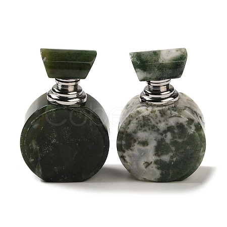 Natural Moss Agate Dropper Perfume Bottles DJEW-H010-04P-04-1