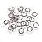 Tarnish Resistant 304 Stainless Steel Jump Rings, Open Jump Rings, Twisted, Stainless Steel Color, 7.5x1.5mm, Inner Diameter: 5mm