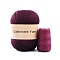 Knitting Yarn, Cashmere Polyester Yarn, for Blanket Pillows Craft Crochet Yarns, Medium Violet Red, 2mm, about 50g/Skein