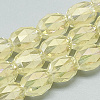 Electroplate Glass Beads Strands EGLA-Q104-A12-1