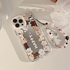 Cat Mirrored Axrylic Mobile Phone Cover PW-WG472D8-06-1