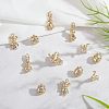 SUPERFINDINGS 16Ppcs 4 Style Rack Plating Brass Pendants KK-FH0003-92-4