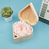 Unfinished Pine Wood Jewelry Box CON-WH0072-14-5