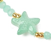 Fish/Turtle/Crab/Starfish Glass Summer Bracelets BJEW-JB10206-3