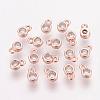 Brass Cubic Zirconia Charms ZIRC-P068-01RG-1