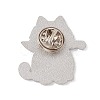 Cat with Knife Enamel Pin JEWB-E016-18P-02-2