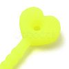 Heart Silicone Cable Ties SIL-T057-01O-3