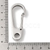 304 Stainless Steel Keychain Clasps STAS-G321-02P-3