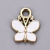 Light Gold Plated Alloy Charms ENAM-L029-05KCG-1