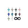 Unicraftale Cross Pendant Necklace Making Kit DIY-UN0003-74-8