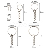 300Pcs 6 Style Keychain Clasps Set IFIN-YW0001-22-3