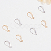 Brass Earring Hooks KK-FH0001-24-5