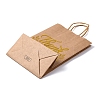 Gold Stamp Thank You Printed Paper Gift Tote Bags ABAG-Q055-03A-3