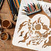 PET Hollow Out Drawing Painting Stencils DIY-WH0391-0528-3