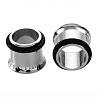 316 Surgical Stainless Steel Screw Ear Gauges Flesh Tunnels Plugs STAS-YWC0001-01C-P-1