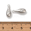 Brass Micro Pave Clear Cubic Zirconia Pendants KK-U013-01P-3