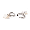 304 Stainless Steel Huggie Hoop Earrings EJEW-JE04403-02-3