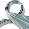 18 Yards 6 Styles Polyester Ribbon SRIB-Q022-F08-3