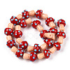 Handmade Lampwork Beads Strands LAMP-N024-09J-3