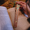 SUPERFINDINGS 3Pcs 3 Styles Flower Enamel Bookmark AJEW-FH0004-52-5