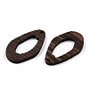 Natural Wenge Wood Pendants WOOD-T023-54-3