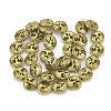 Electroplate Non-magnetic Synthetic Hematite Beads Strands G-N0322-03K-2