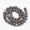 Natural Dragon Blood Stone Beads Strands G-T106-142-3