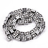 Electroplate Non-magnetic Synthetic Hematite Beads Strands G-Q986-009C-2