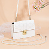 WADORN 2Pcs 2 Style ABS Plastic Imitation Pearl Beaded Bag Handles FIND-WR0006-64-4