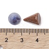 Natural & Synthetic Mixed Gemstone Circular Cone Ornament G-K359-01B-4