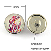 Brass Jewelry Snap Buttons GLAA-Q031-M-2
