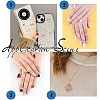 SUPERFINDINGS 72Pcs 12 Style Nail Art Decoration MRMJ-FH0001-17-5