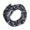 Natural Blue Aventurine Beads Strands G-G139-B06-01-A-2