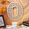 Hollow Wooden 3D Letter Wall Stickers HJEW-WH0043-57O-5