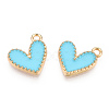 Alloy Enamel Charms ENAM-T011-204B-2