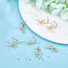 SUPERFINDINGS 40Pcs Alloy Stud Earring Findings FIND-FH0005-75-4