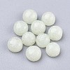 Synthetic Luminous Stone Cabochons X-G-P393-R63-4MM-1