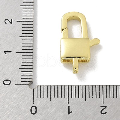 Brass Lobster Claw Clasps KK-M300-13G-1